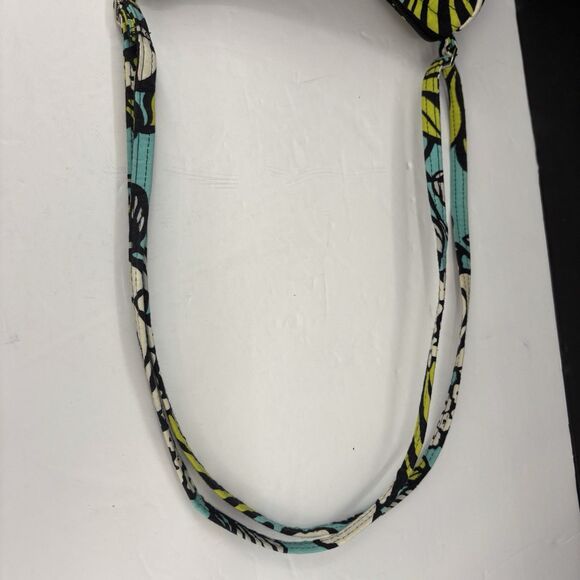 Vera Bradley Island‎ Blooms Frannie Adjustable Crossbody Purse Retired 2012 RARE - Picture 9 of 15